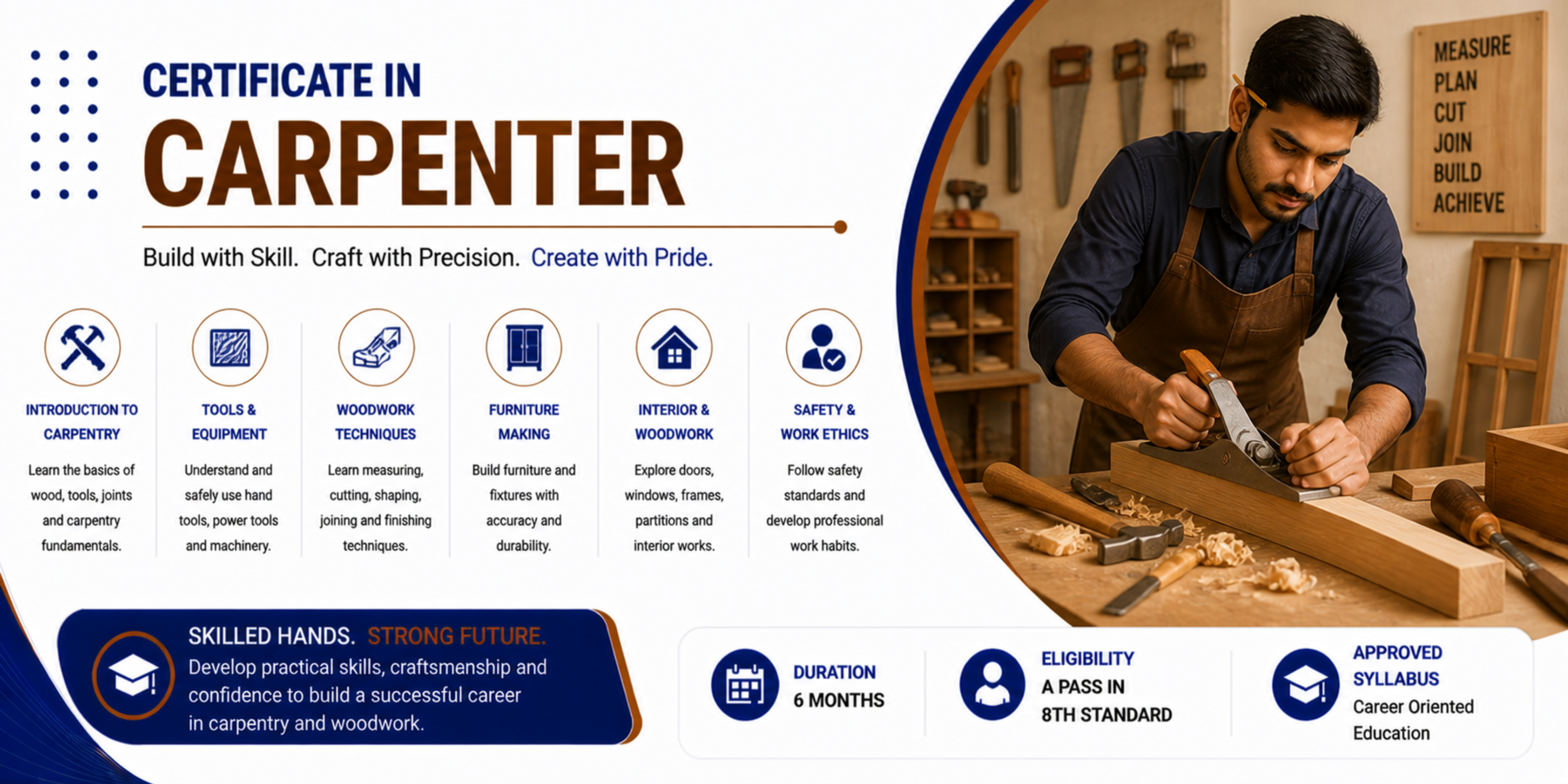 Certificate in Carpenter in Coimbatore